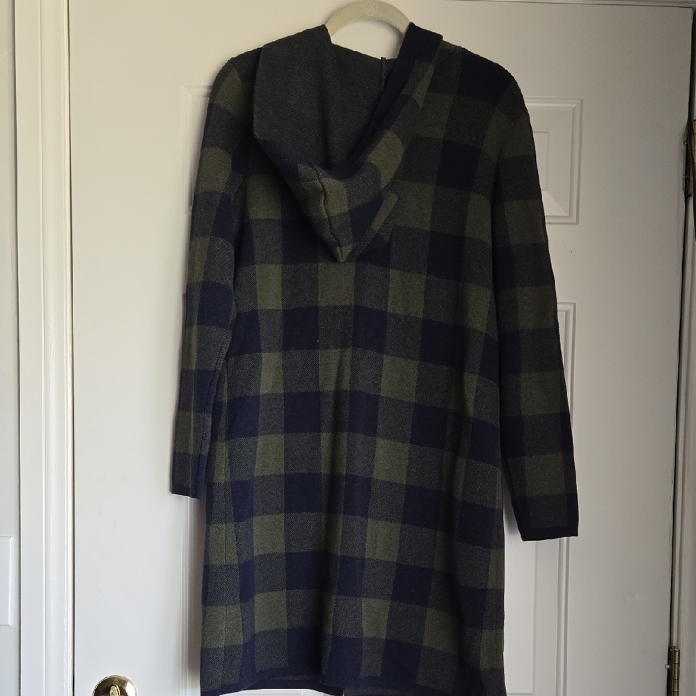 Denim & Co. Regular Button Front Sweater Tunic Cardigan - Picture 4 of 4